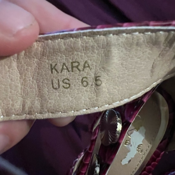 𝅺scene “Kara” fuchsia size 6.5 Heels (shoe dazzle) - Picture 9 of 10